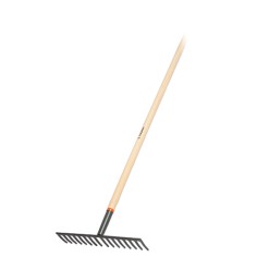 Ancinho Truper reto com cabo - 16 dentes