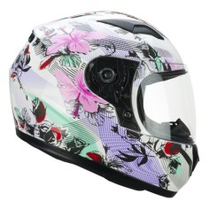 Capacete CGM Crianca 265s Lucky Music Bianco Rosa