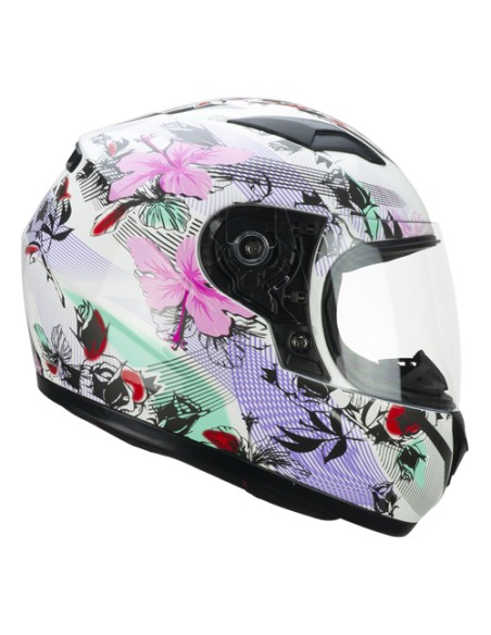 Capacete CGM Crianca 265s Lucky Music Bianco Rosa