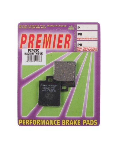 Pastilhas Travão Premier Braking P246SC