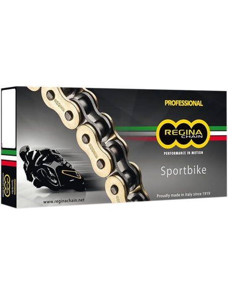 Corrente Regina Chain 136/530 Z-RING SPORTBIKE ZRP2 OURO 120 ELOS