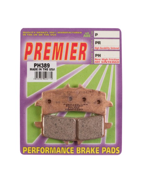 Pastilha Travão Premier Breaking P389PH FA447HH Pastilha Travão Premier Breaking P389PH FA447HH