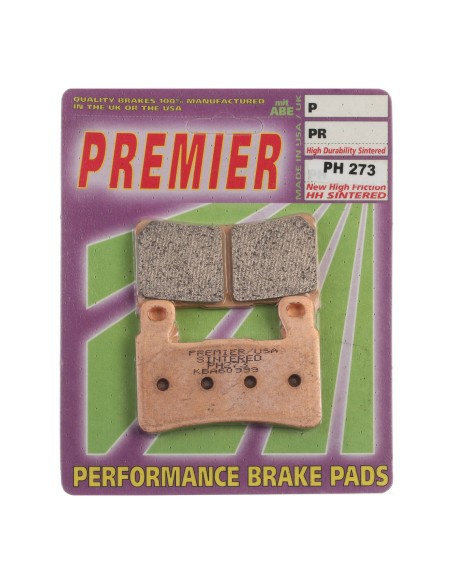 Pastilhas Travão Premier Breaking P.273PH FA296HH Pastilhas Travão Premier Breaking P.273PH FA296HH
